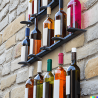 bouteilles de vin