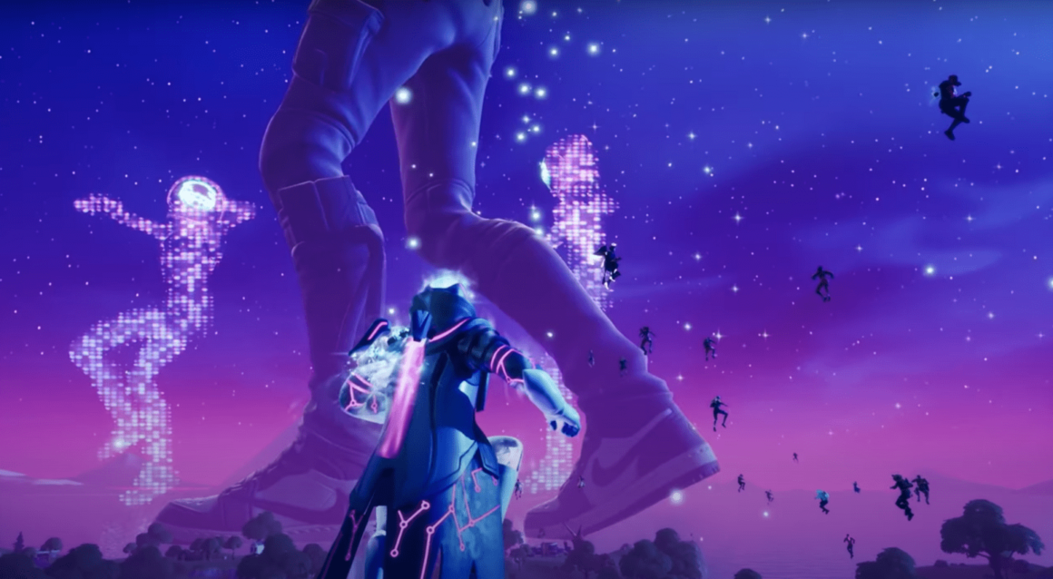 travis Scott nike concert Fortnite